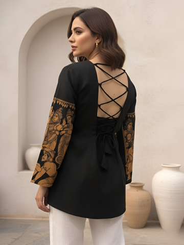 Ram Darbar Printed Flex Kurti – Grace of Dharma