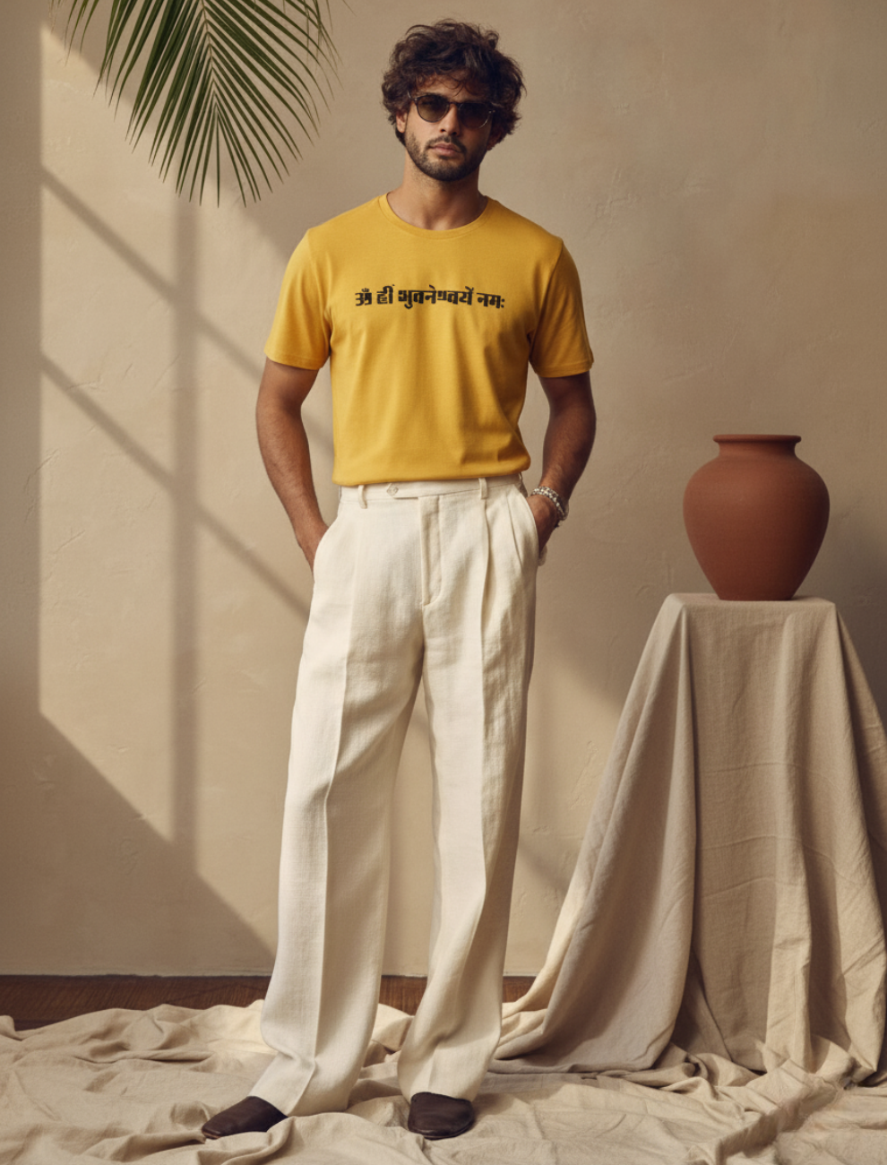 Bhuwaneshwari Yantra Men’s T-Shirt – Divine Expansion & Shakti Energy | Upadesham