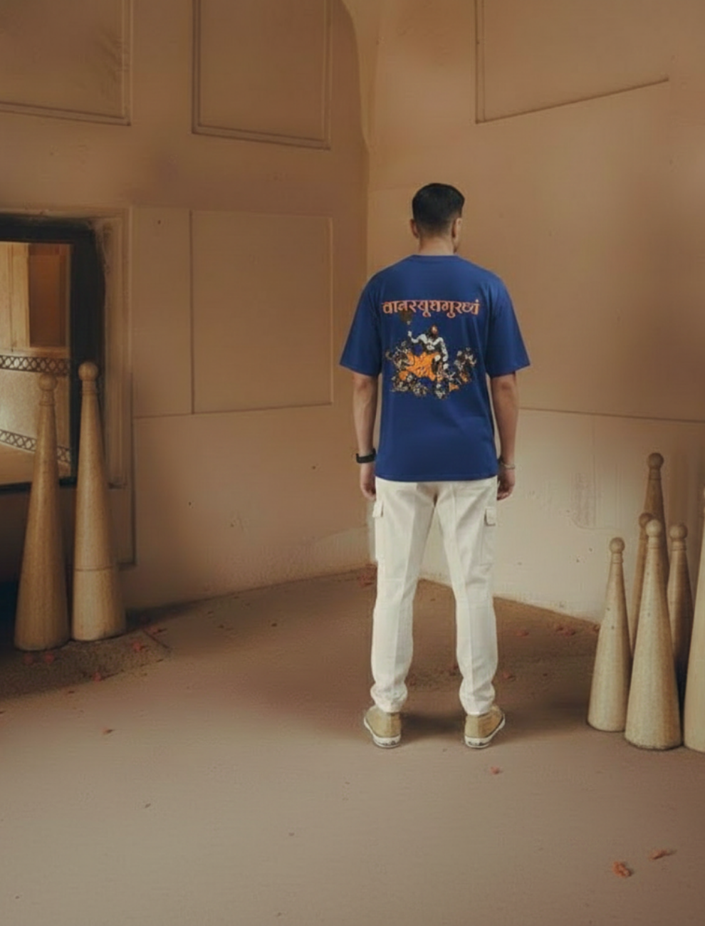 Vanar Yuthmukhyam T-Shirt – Strength of Devotion | Upadesham