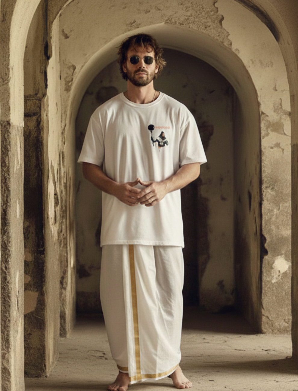 Vanar Yuthmukhyam T-Shirt – Strength of Devotion | Upadesham