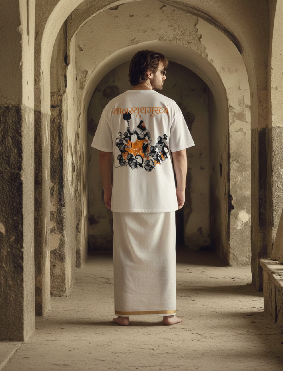 Vanar Yuthmukhyam T-Shirt – Strength of Devotion | Upadesham