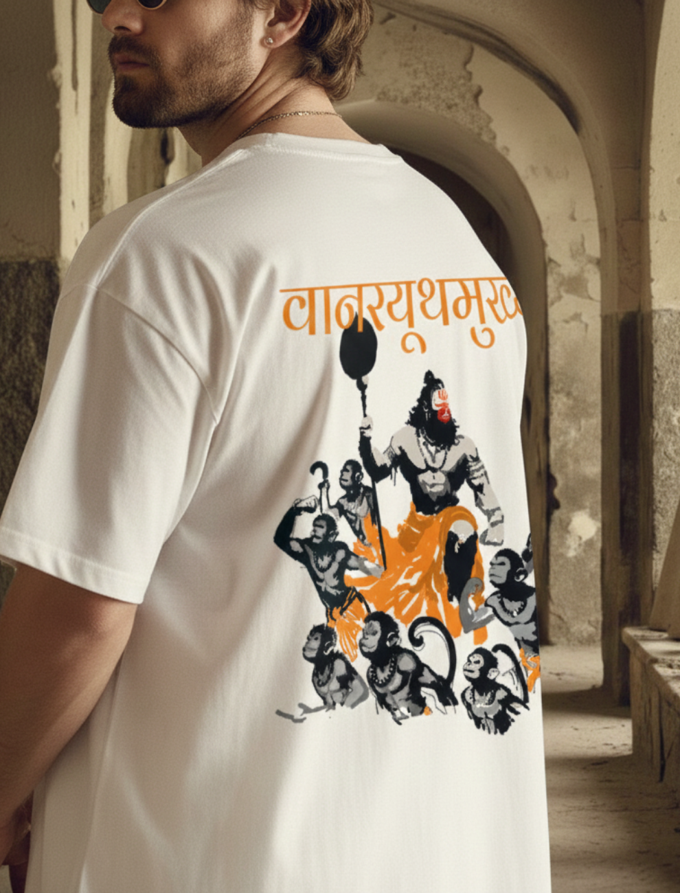 Vanar Yuthmukhyam T-Shirt – Strength of Devotion | Upadesham
