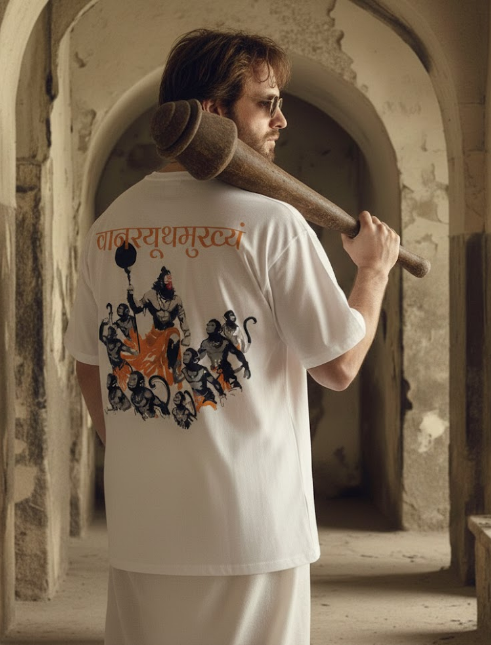 Vanar Yuthmukhyam T-Shirt – Strength of Devotion | Upadesham