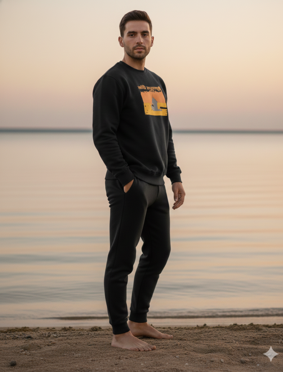 Yogic Awareness Terry Sweatshirt – Inner Stillness