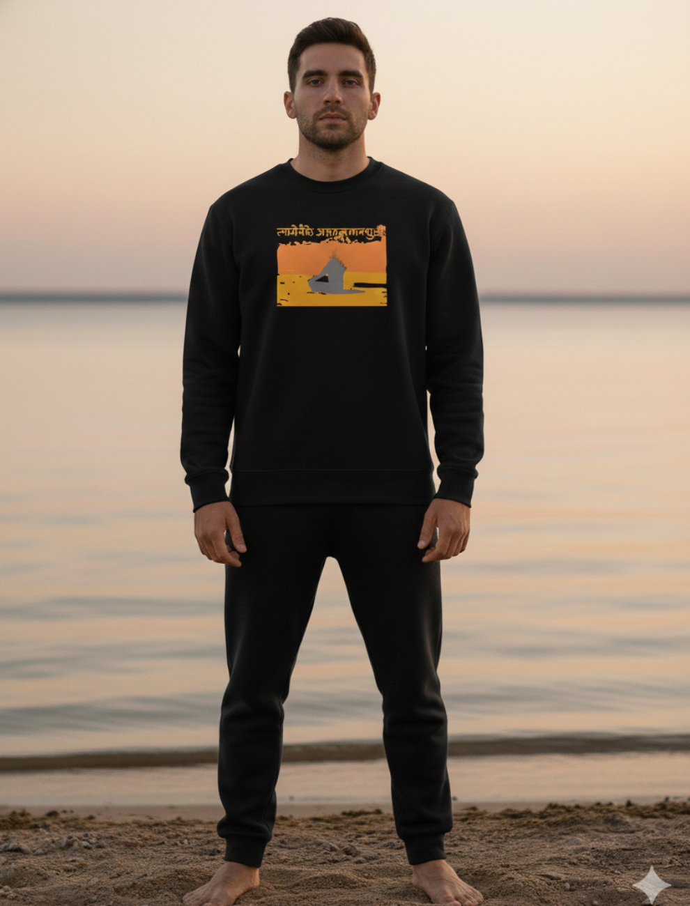 Yogic Awareness Terry Sweatshirt – Inner Stillness