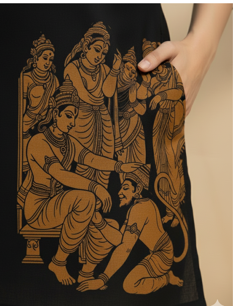 Ram Darbar Printed Flex Kurti – Grace of Dharma