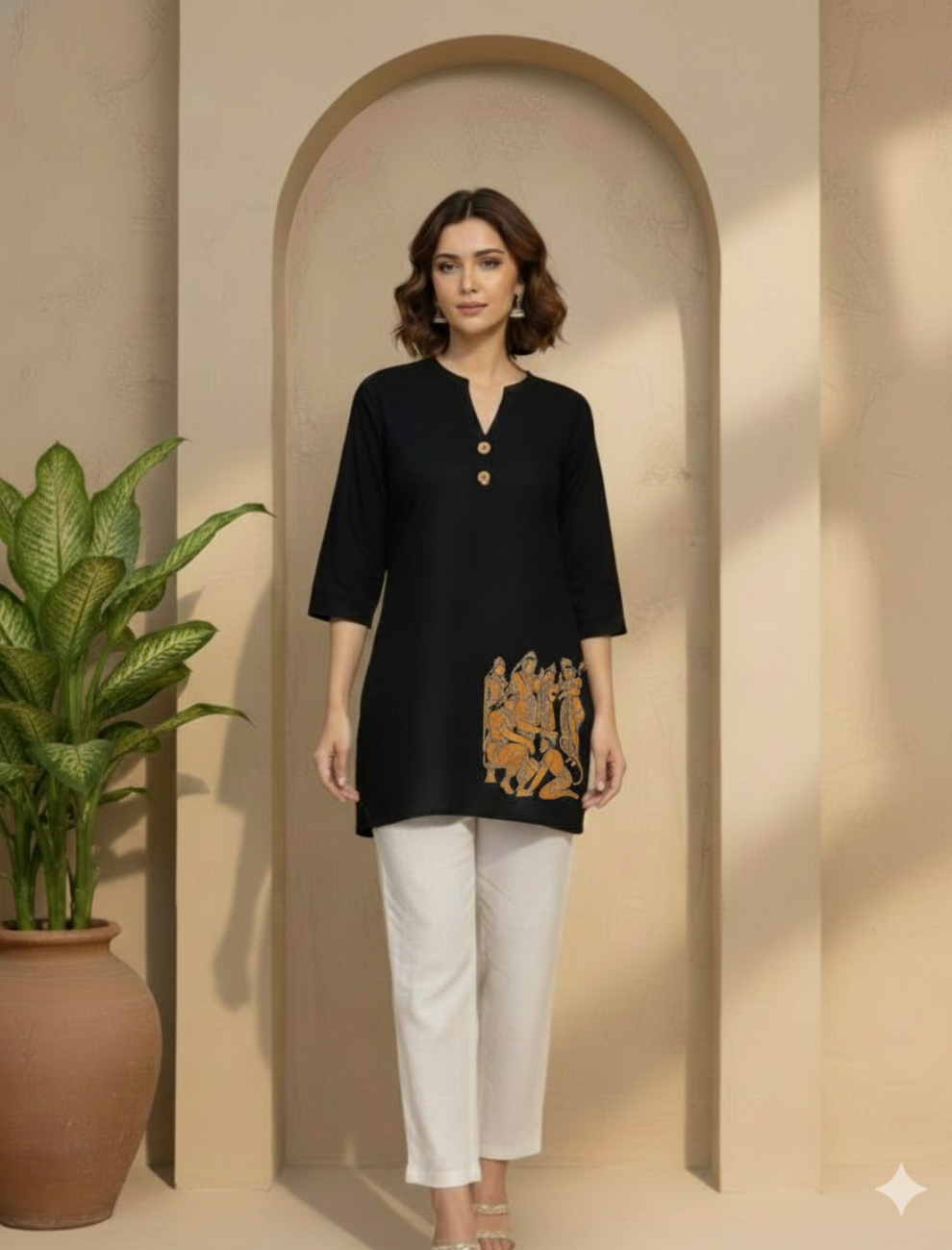 Ram Darbar Printed Flex Kurti – Grace of Dharma