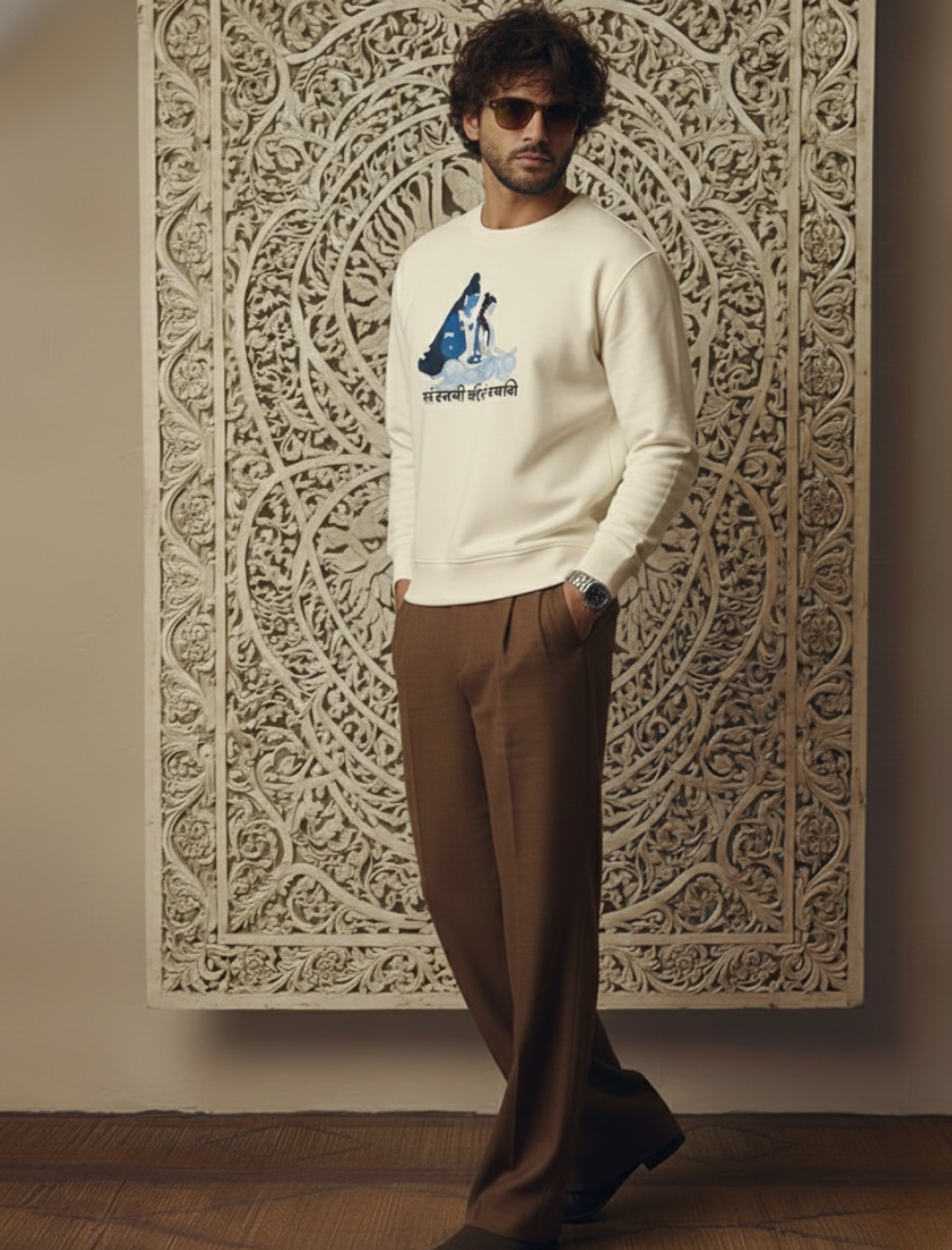 Bhav Bhavani Sahitam Terry Sweatshirt – Divine Union | Upadesham