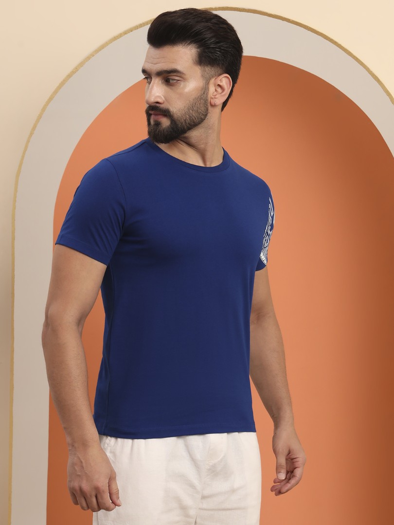 Laxhmi Yantra sleeve printed T-shirt