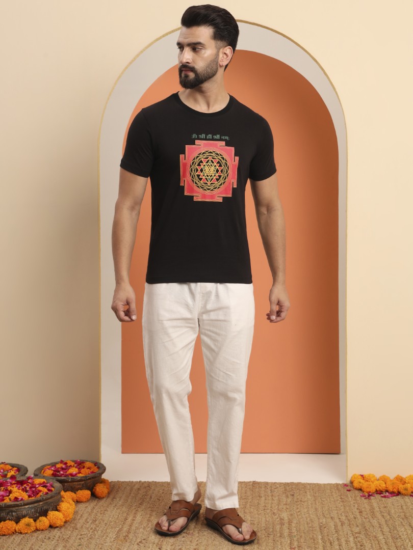 Shree Yantra Sacred Geometry T-Shirt