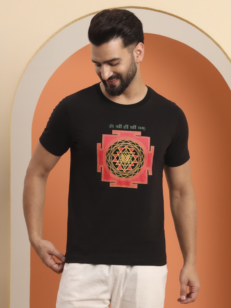 Shree Yantra Sacred Geometry T-Shirt