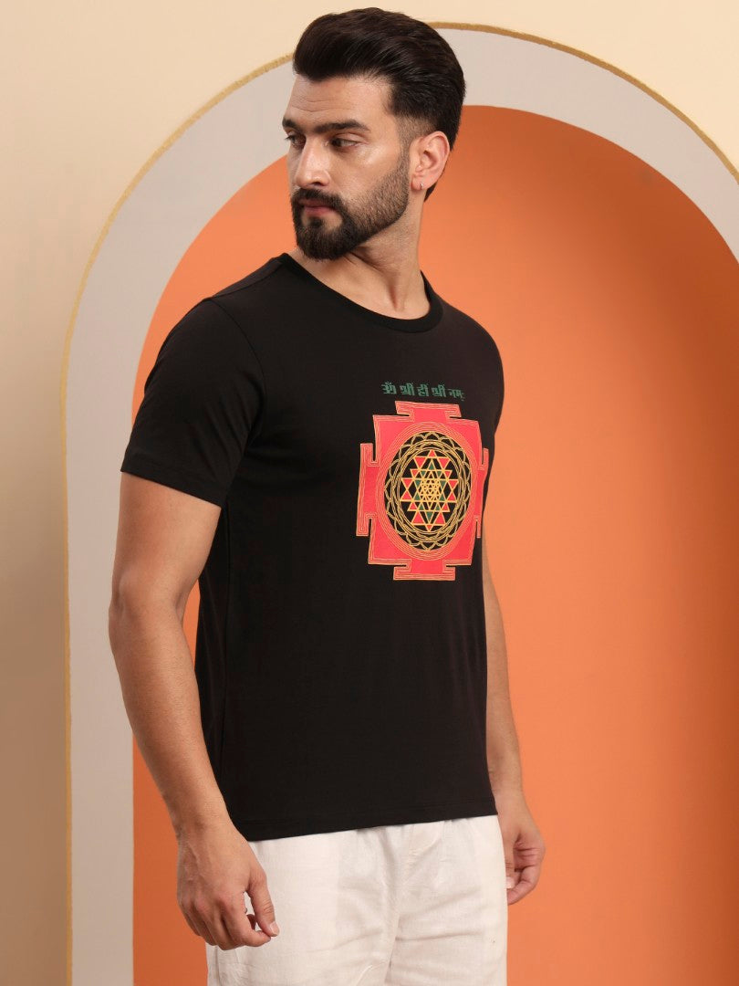 Shree Yantra Sacred Geometry T-Shirt