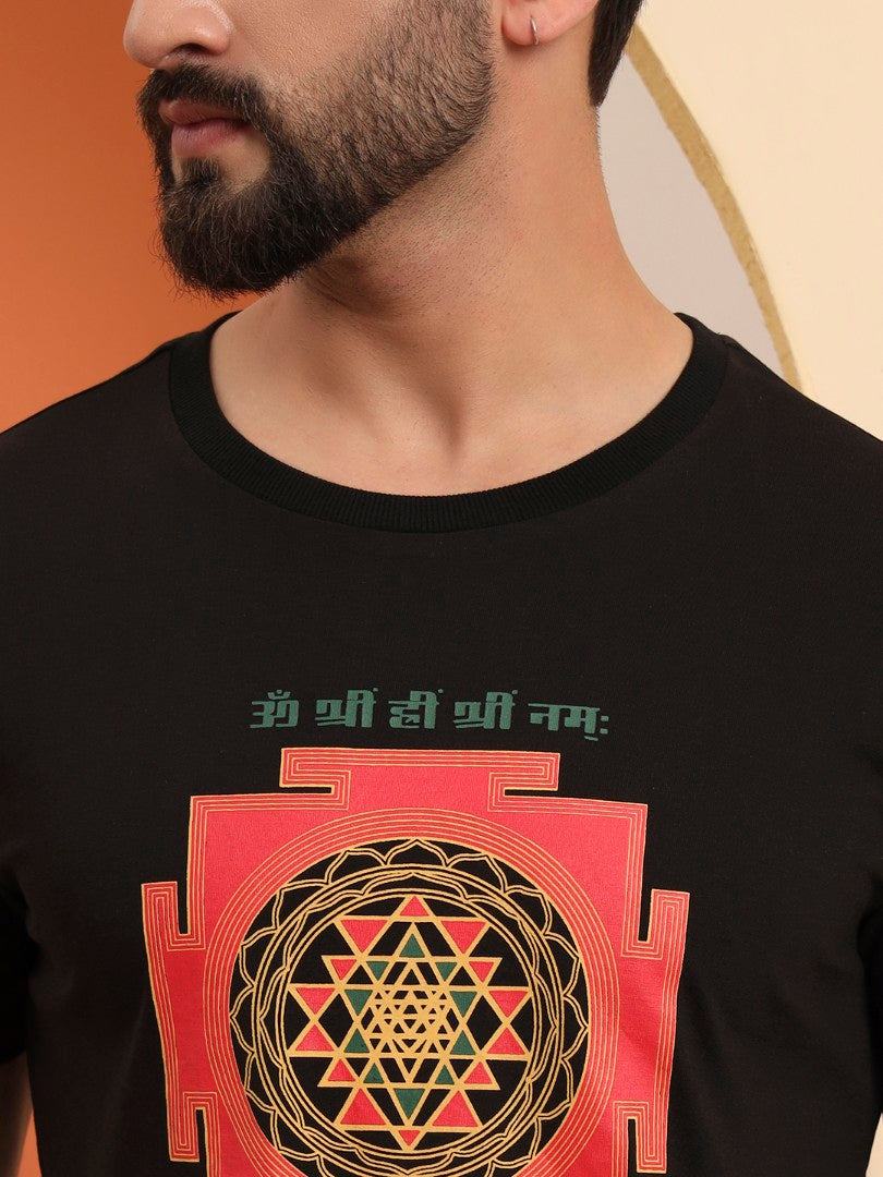 Shree Yantra Sacred Geometry T-Shirt