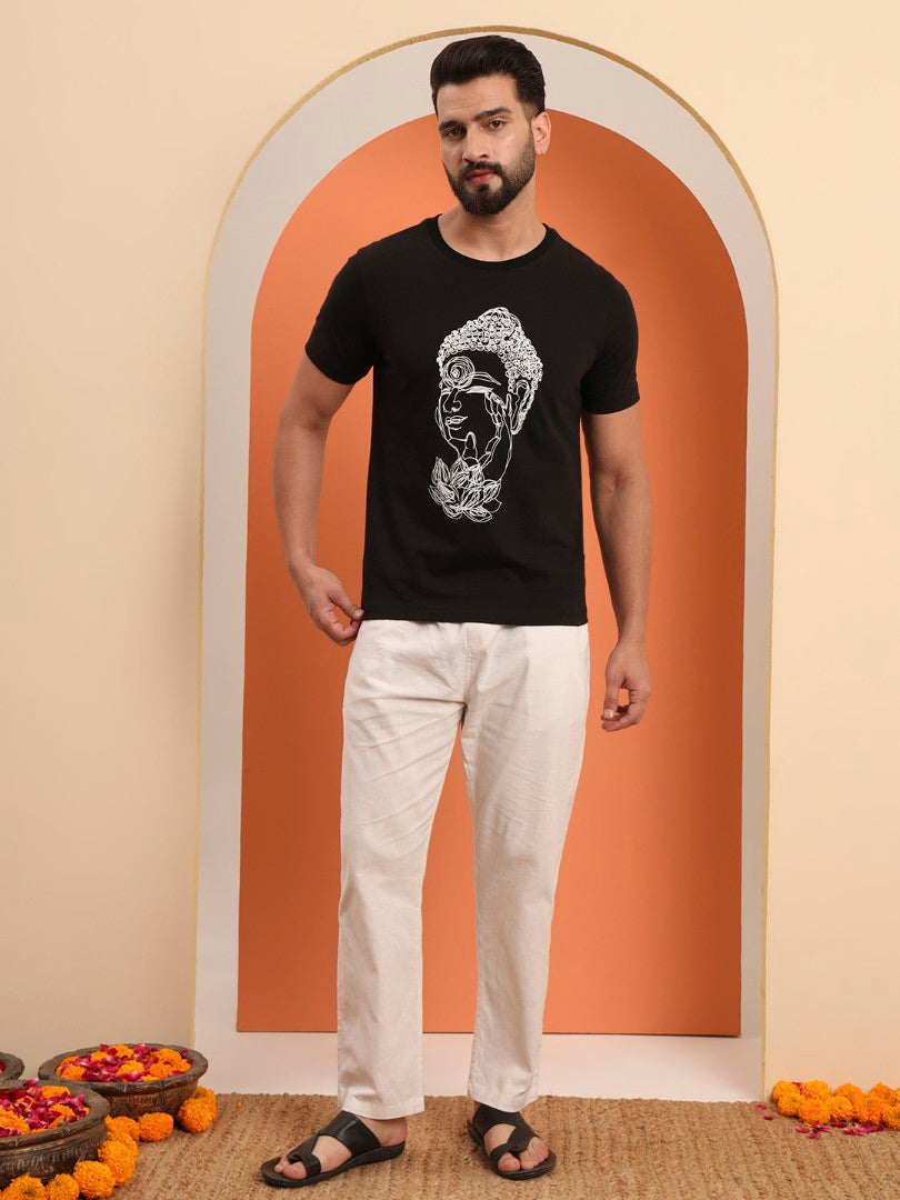 Budha Scribble Men T-shirt – Sruble Art of Buddha