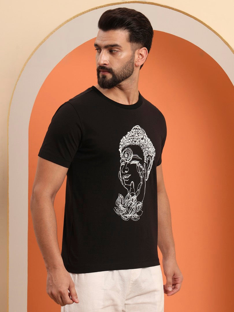 Budha Scribble Men T-shirt – Sruble Art of Buddha