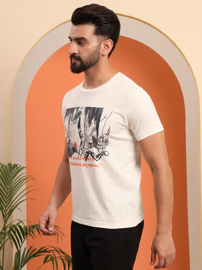 Regular Round Neck Aghori t shirt