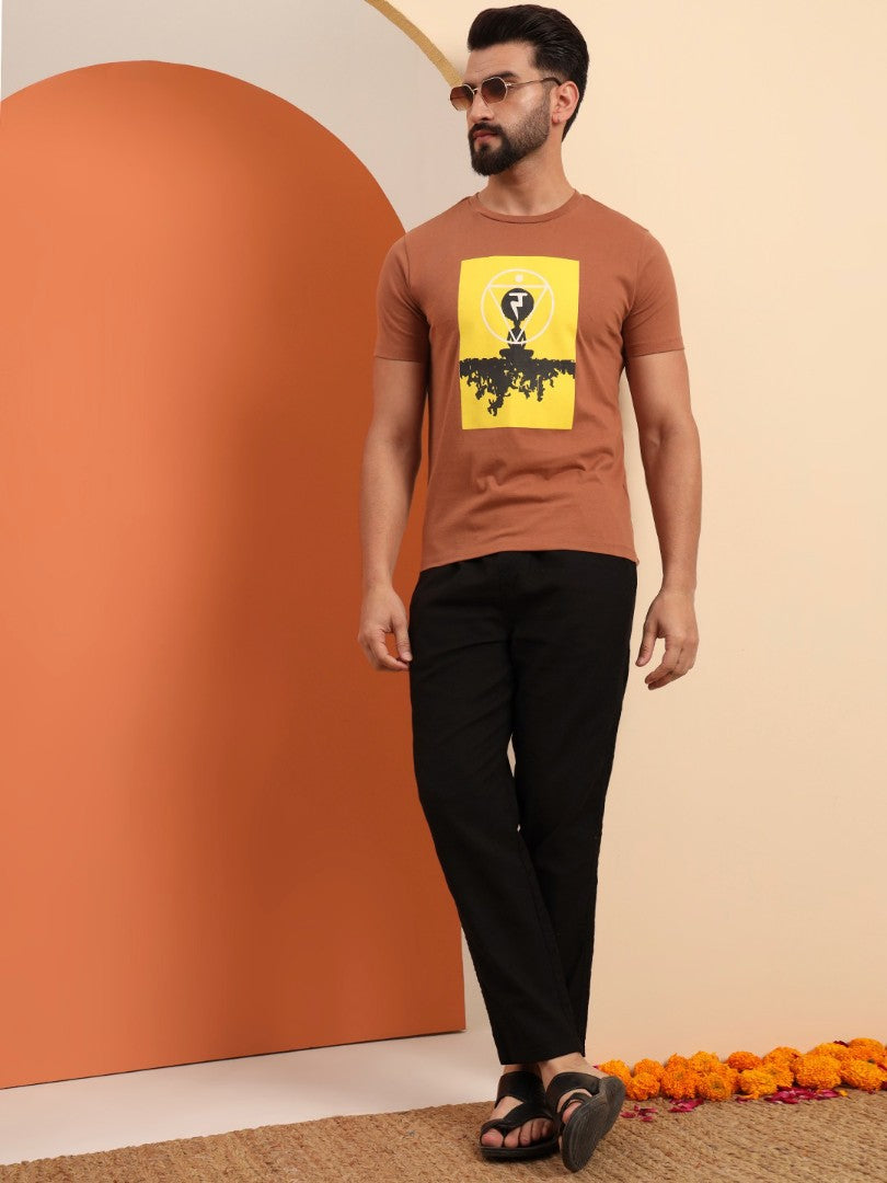 Yellow chakra Men T-shirt