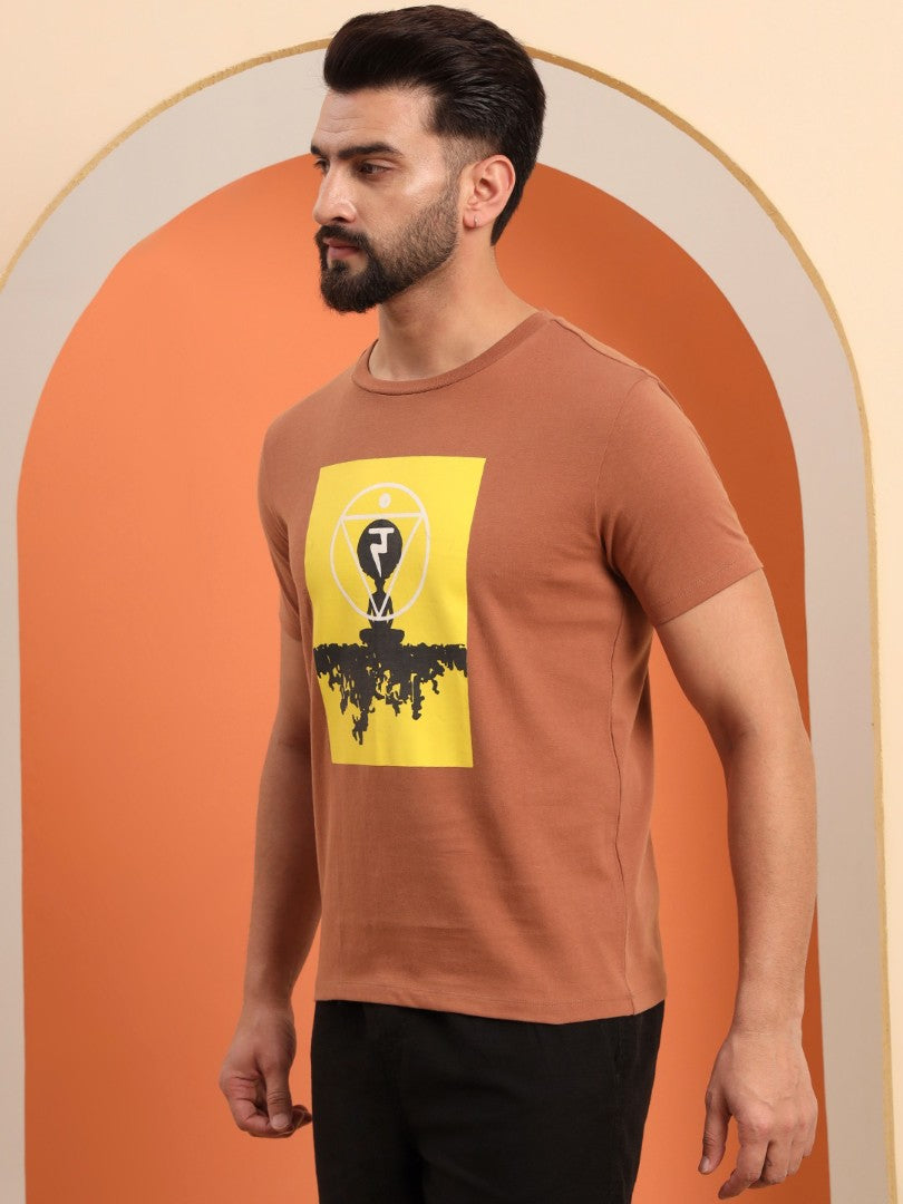 Yellow chakra Men T-shirt
