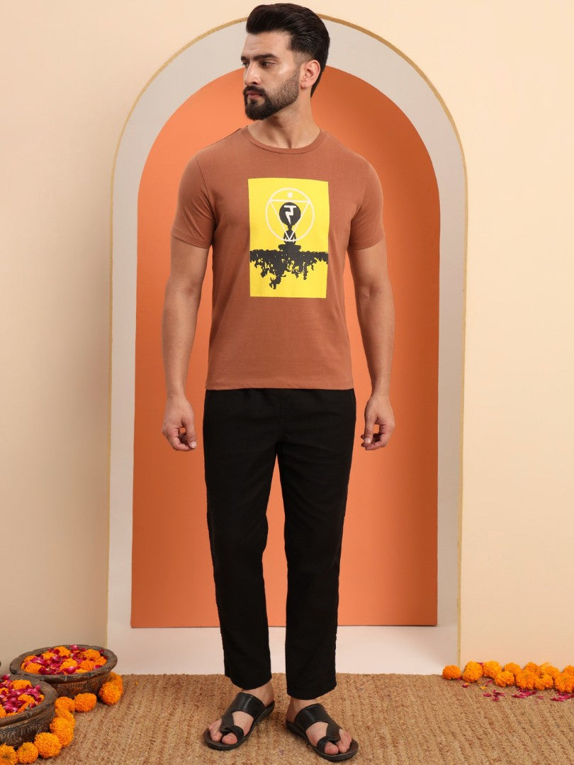 Yellow chakra Men T-shirt