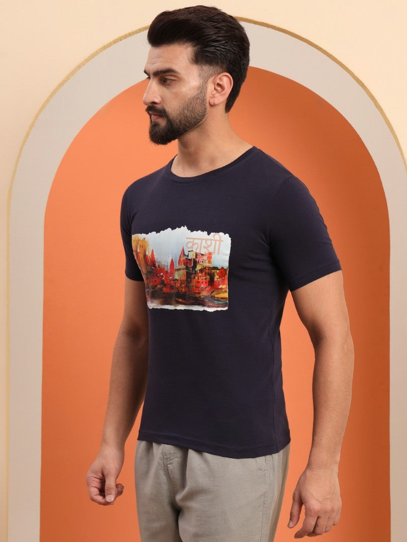 Kashi – The Eternal City Ghat Print T-Shirt