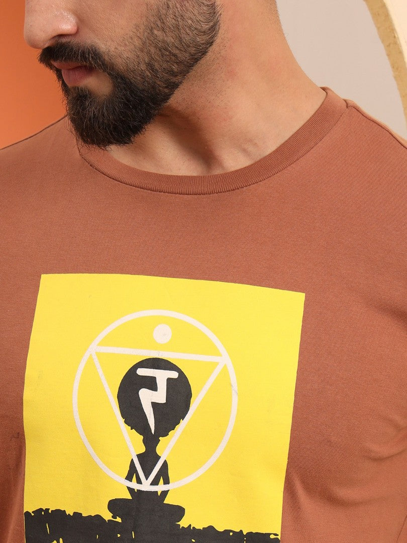 Yellow chakra Men T-shirt