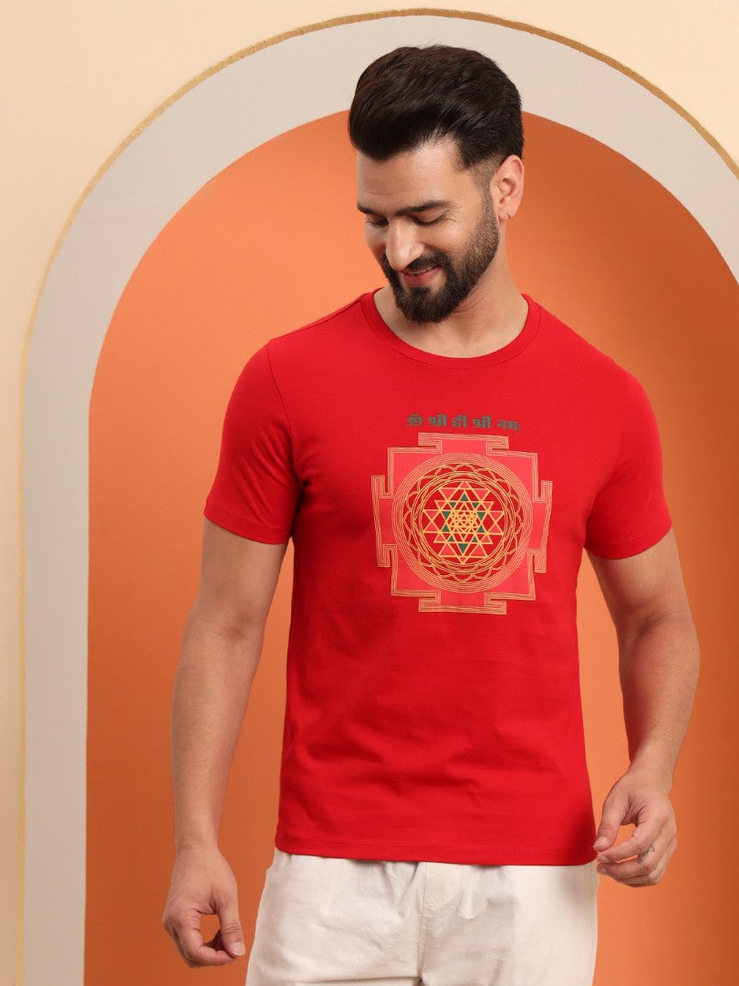 Shree Yantra Sacred Geometry T-Shirt