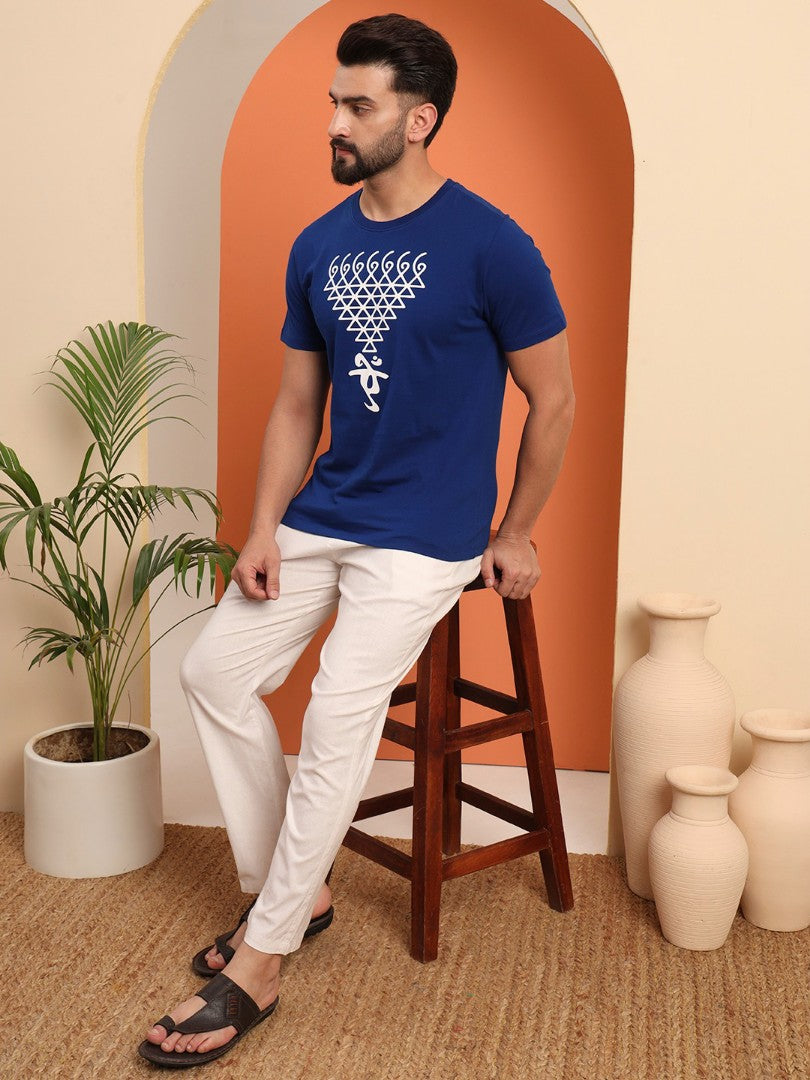 Saraswati Yantra Men T-shirt – Wisdom and Knowledge