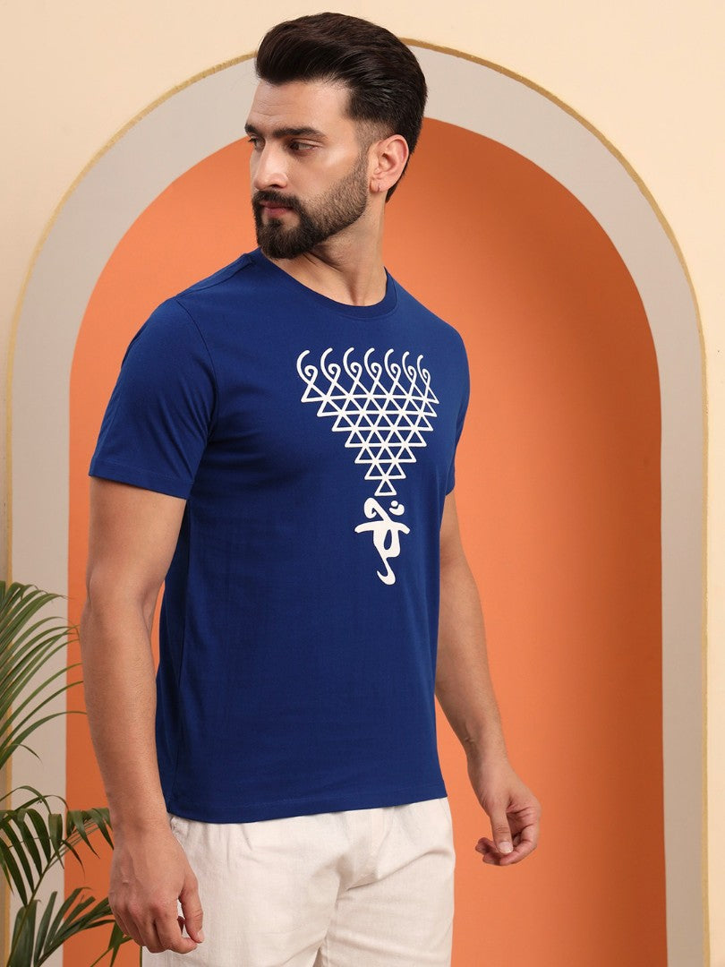 Saraswati Yantra Men T-shirt – Wisdom and Knowledge