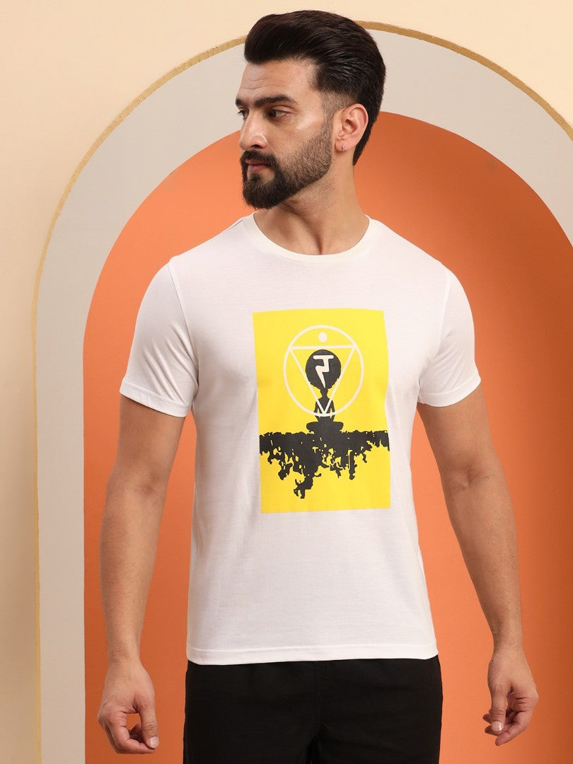 Yellow chakra Men T-shirt