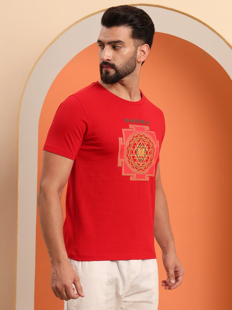 Shree Yantra Sacred Geometry T-Shirt