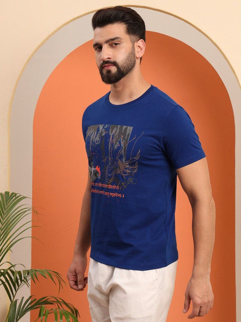 Regular Round Neck Aghori t shirt