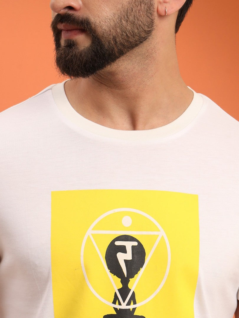 Yellow chakra Men T-shirt