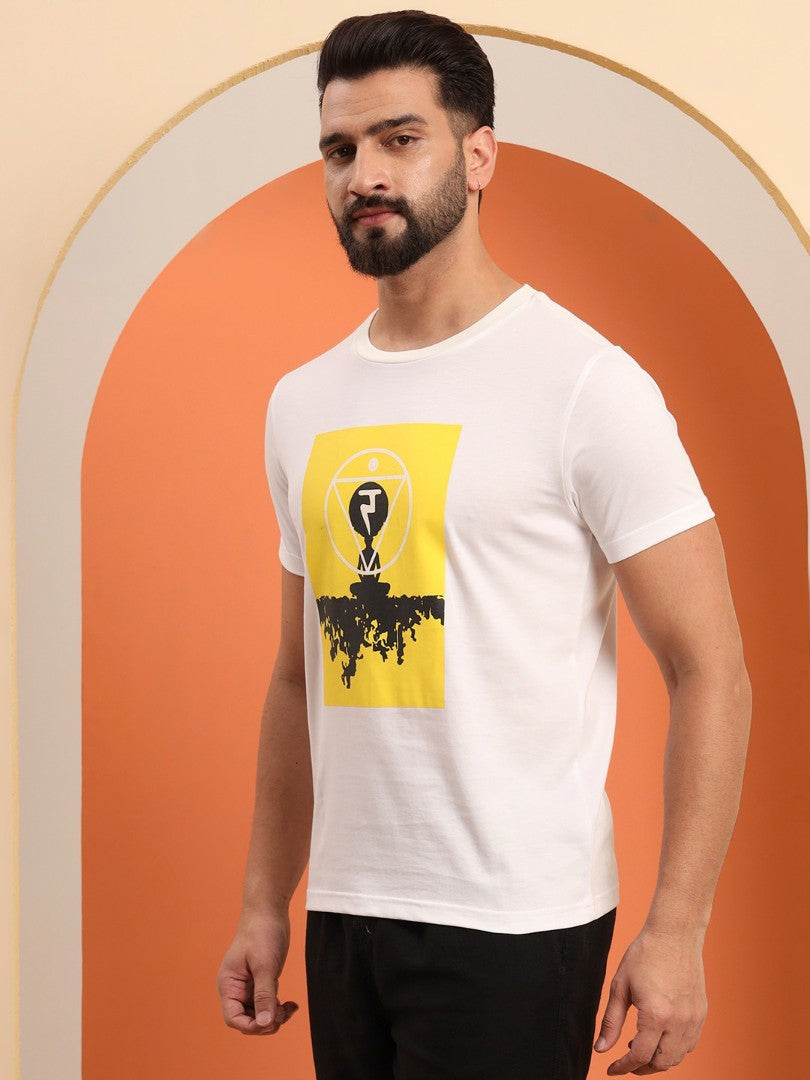 Yellow chakra Men T-shirt
