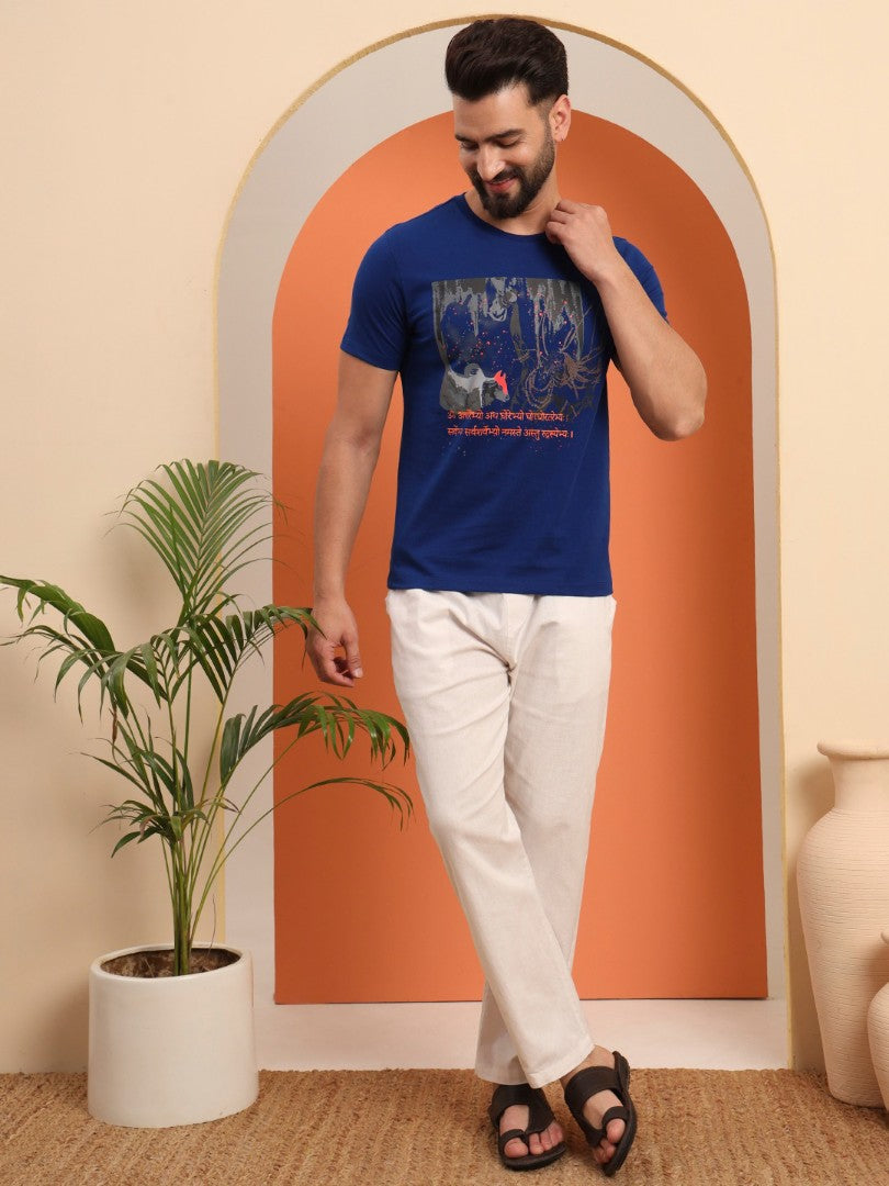 Regular Round Neck Aghori t shirt