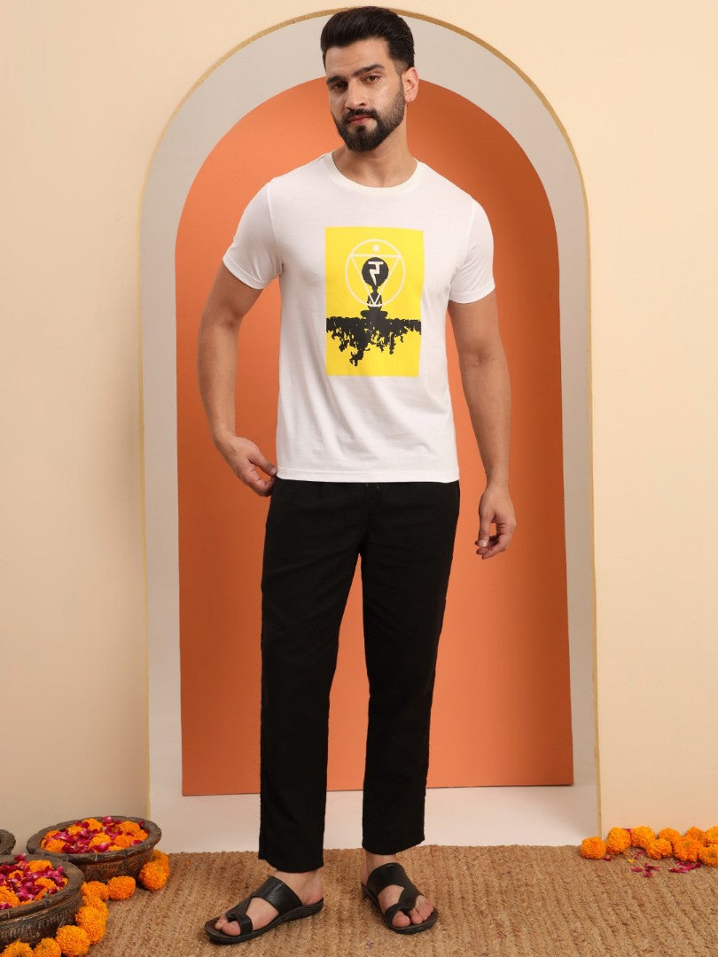 Yellow chakra Men T-shirt