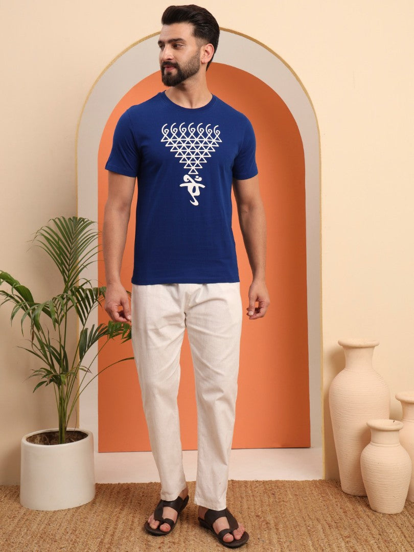 Saraswati Yantra Men T-shirt – Wisdom and Knowledge
