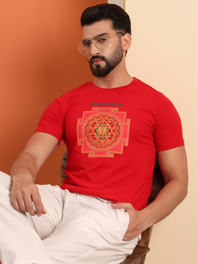 Shree Yantra Sacred Geometry T-Shirt
