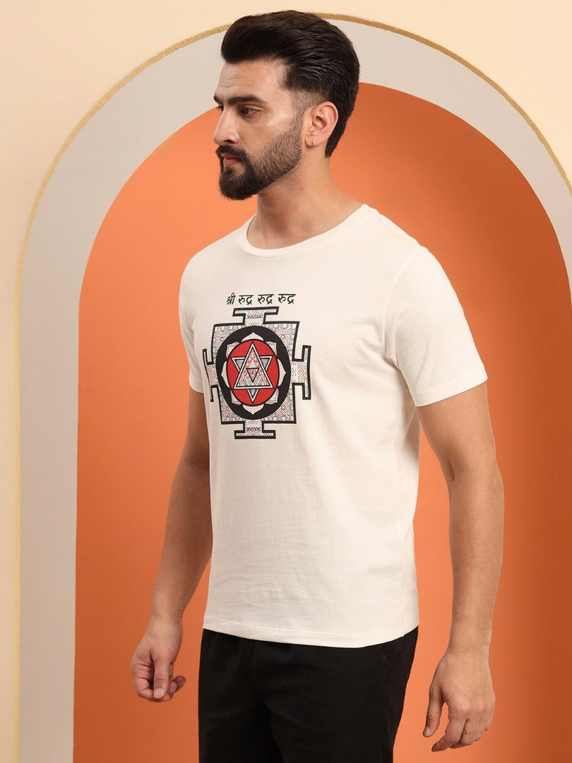 Shiv Yantra Men T-shirt – Symbol of Divine Power