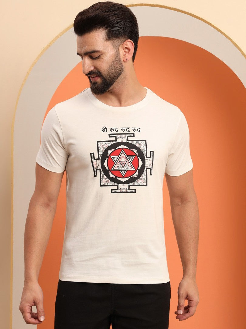 Shiv Yantra Men T-shirt – Symbol of Divine Power