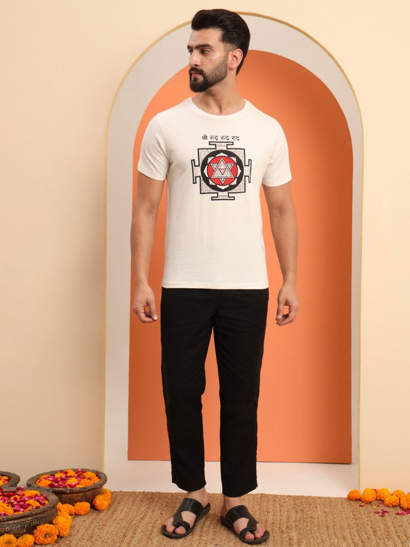 Shiv Yantra Men T-shirt – Symbol of Divine Power