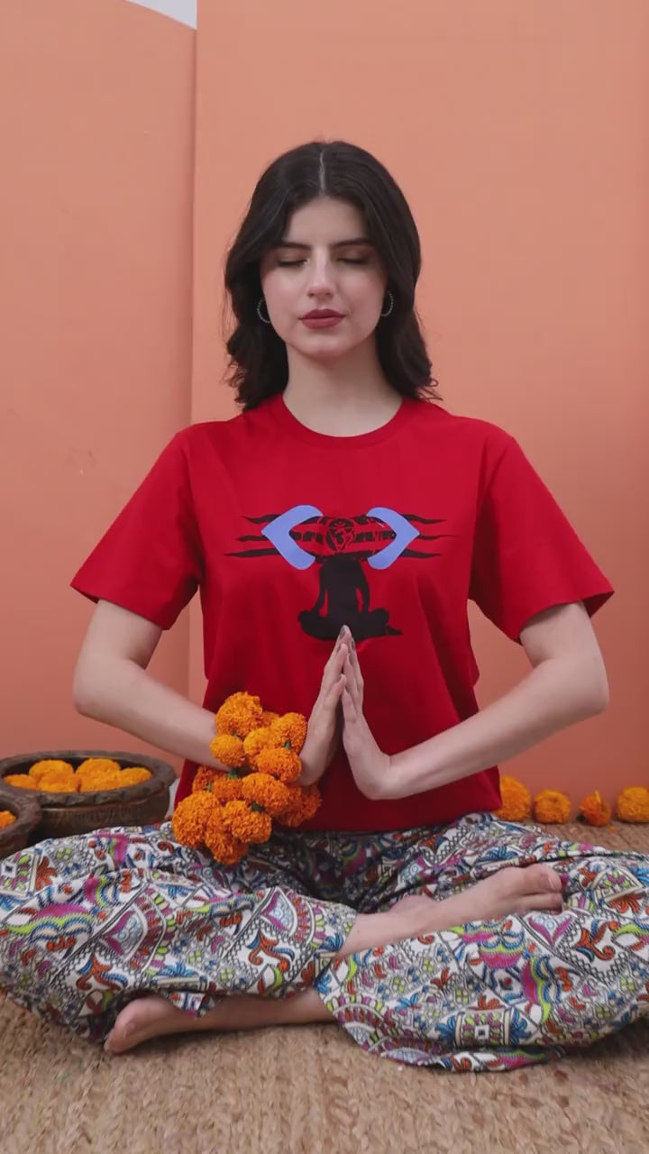Ajna Chakra women Round Neck T-shirt