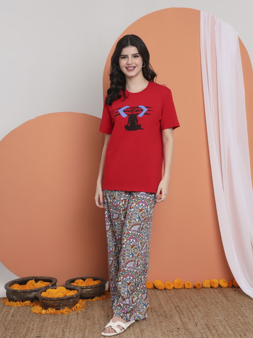 Ajna Chakra women Round Neck T-shirt