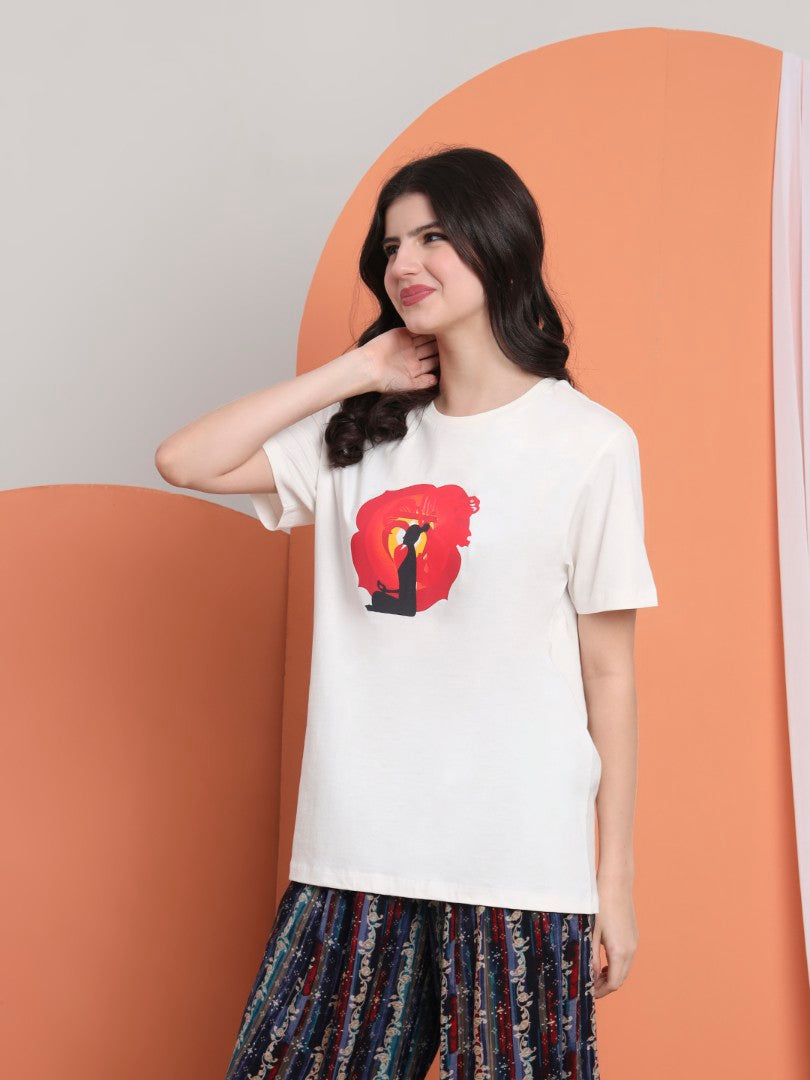 Red Chakra Women T-shirt – Grounding Energy