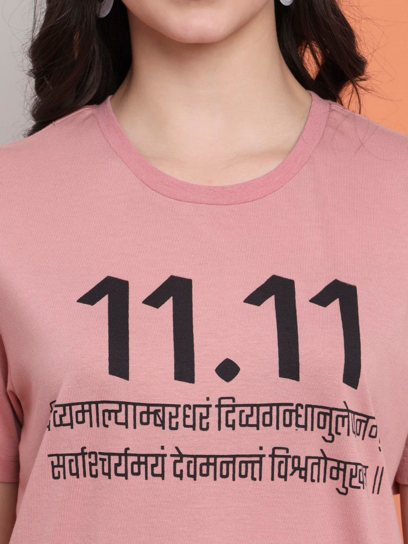 11.11 Bhagavad Gita Shloka women T-shirt – Divine Knowledge