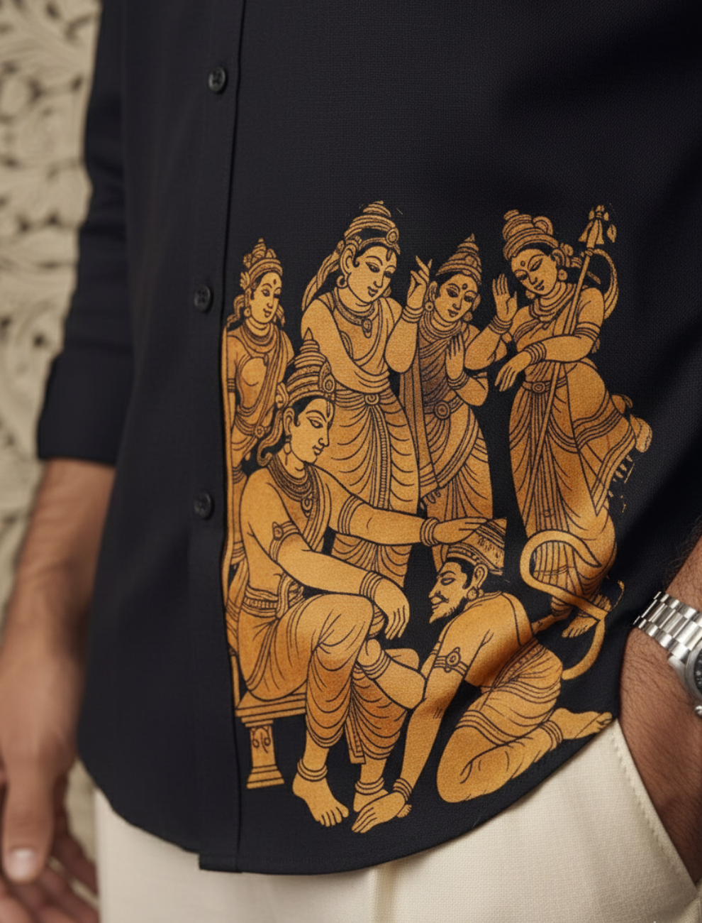 Ram Darbar Cotton Flex Shirt – Devotion & Grace